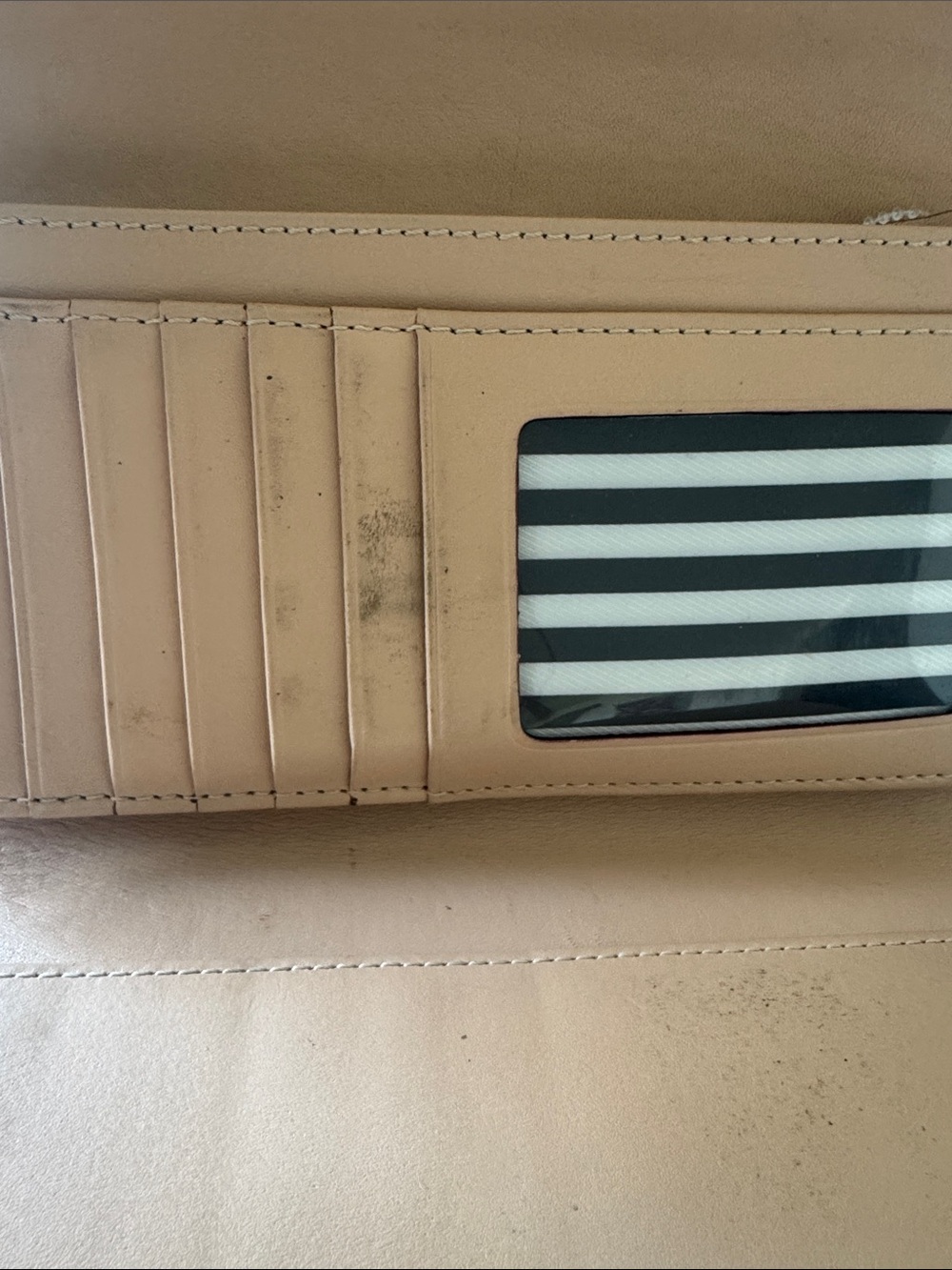 kate spade southport ave sandra black pebbled leather continental clutch - Picture 7 of 7